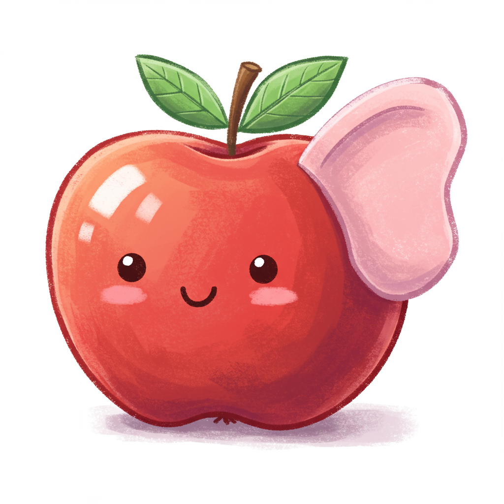 Vertex Imagen：夸张巨大物体趣味蜡笔画，无文字