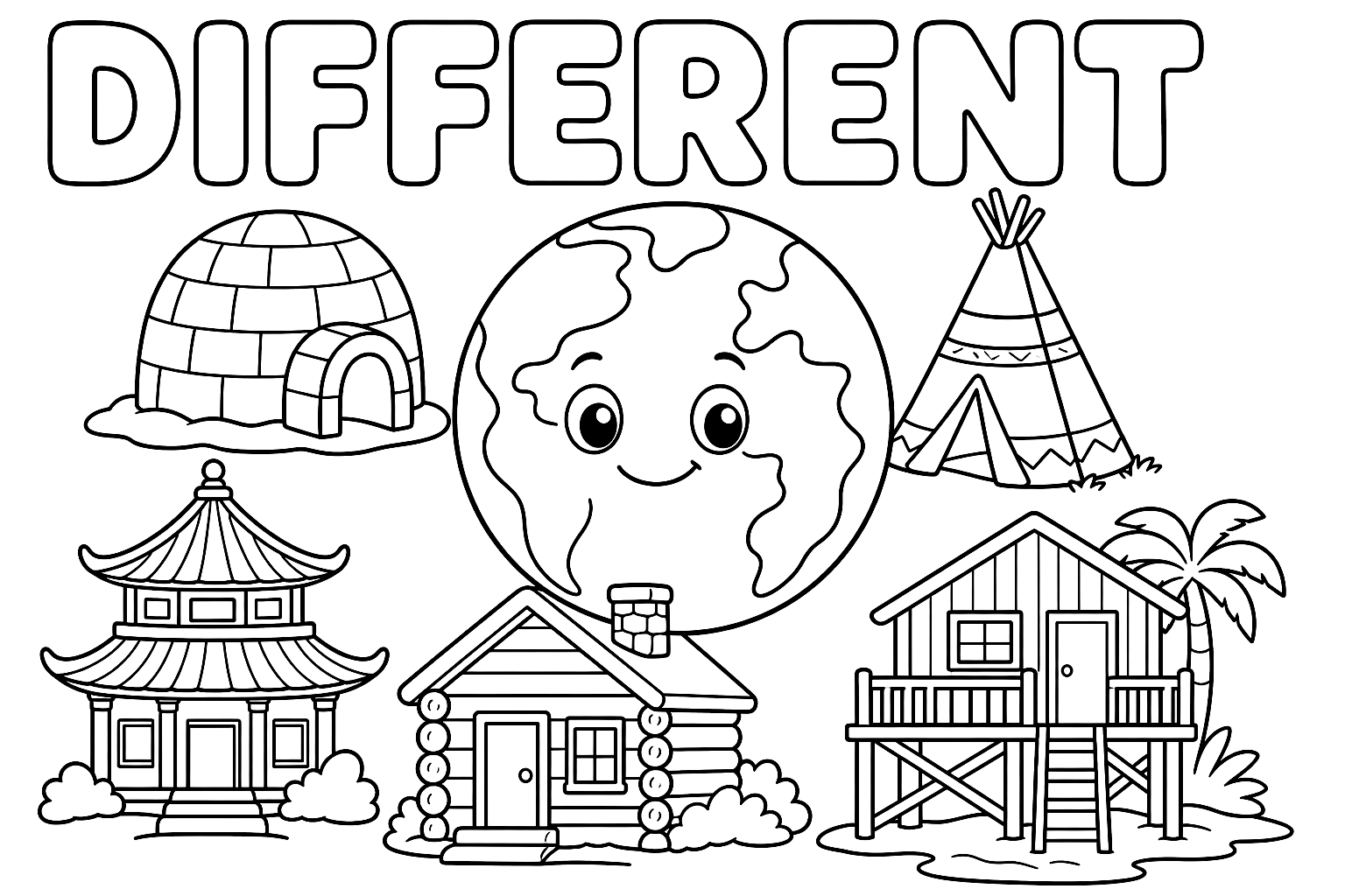 different 涂色