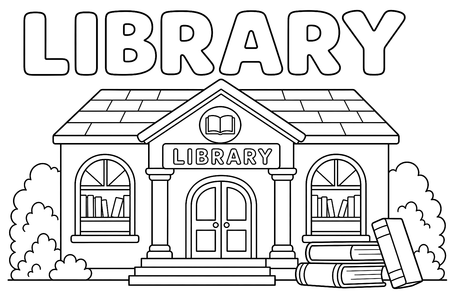 library 涂色
