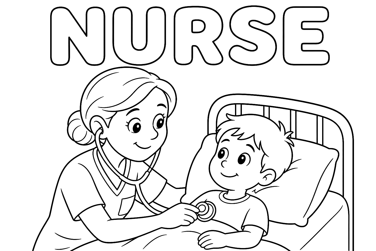 nurse 涂色