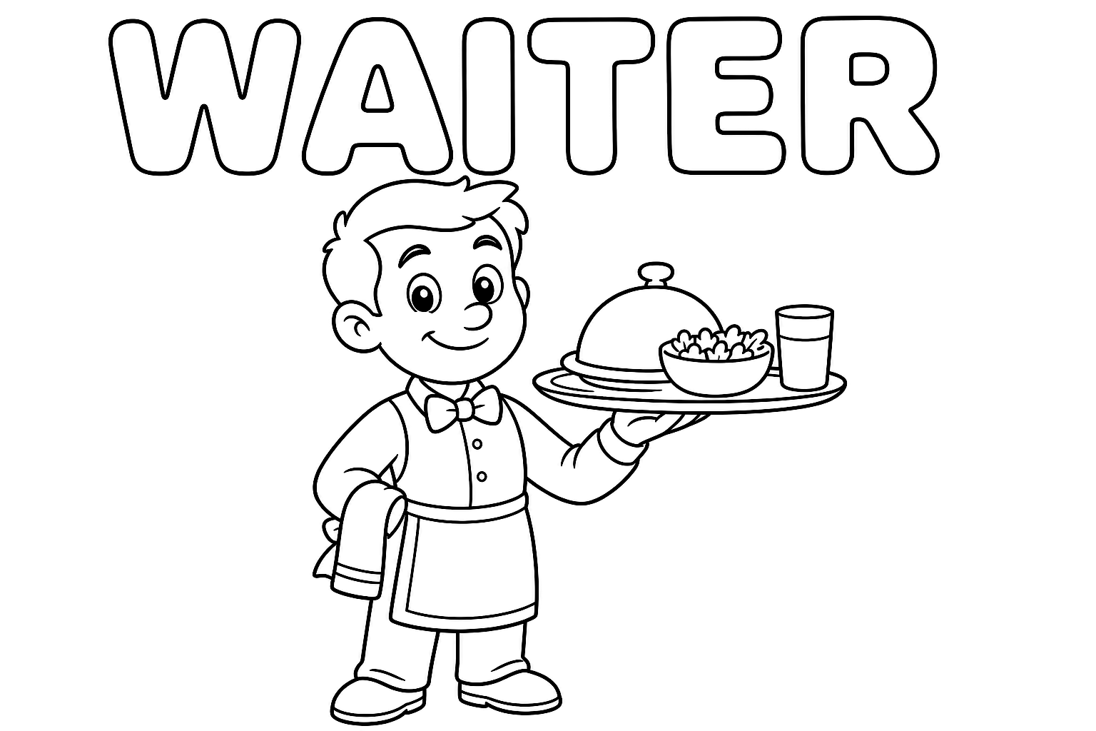 waiter 涂色
